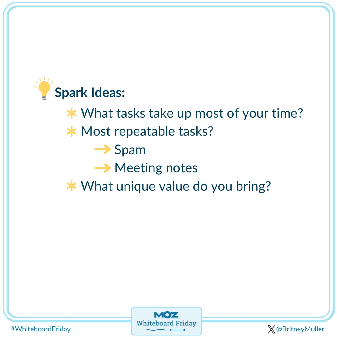 Use AI to spark ideas