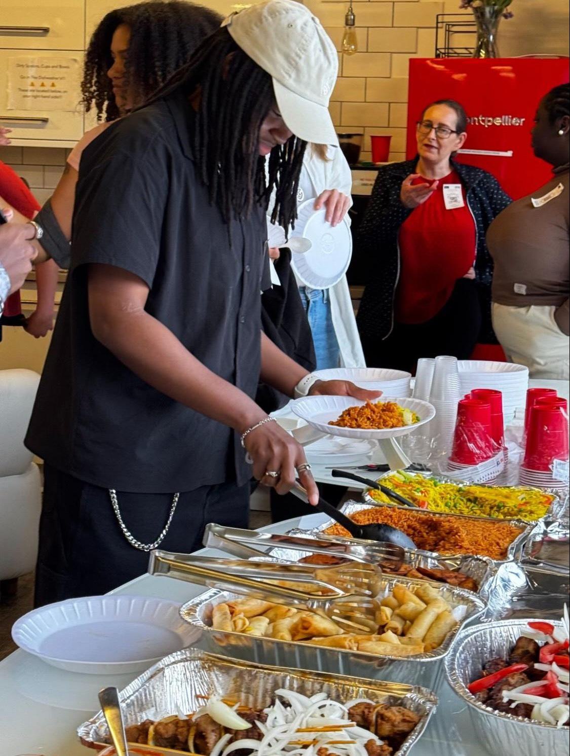 Food at Sip & Search London SEO Meetup