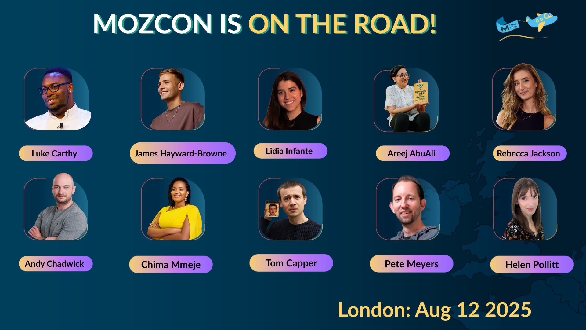 MozCon London 2025 speakers