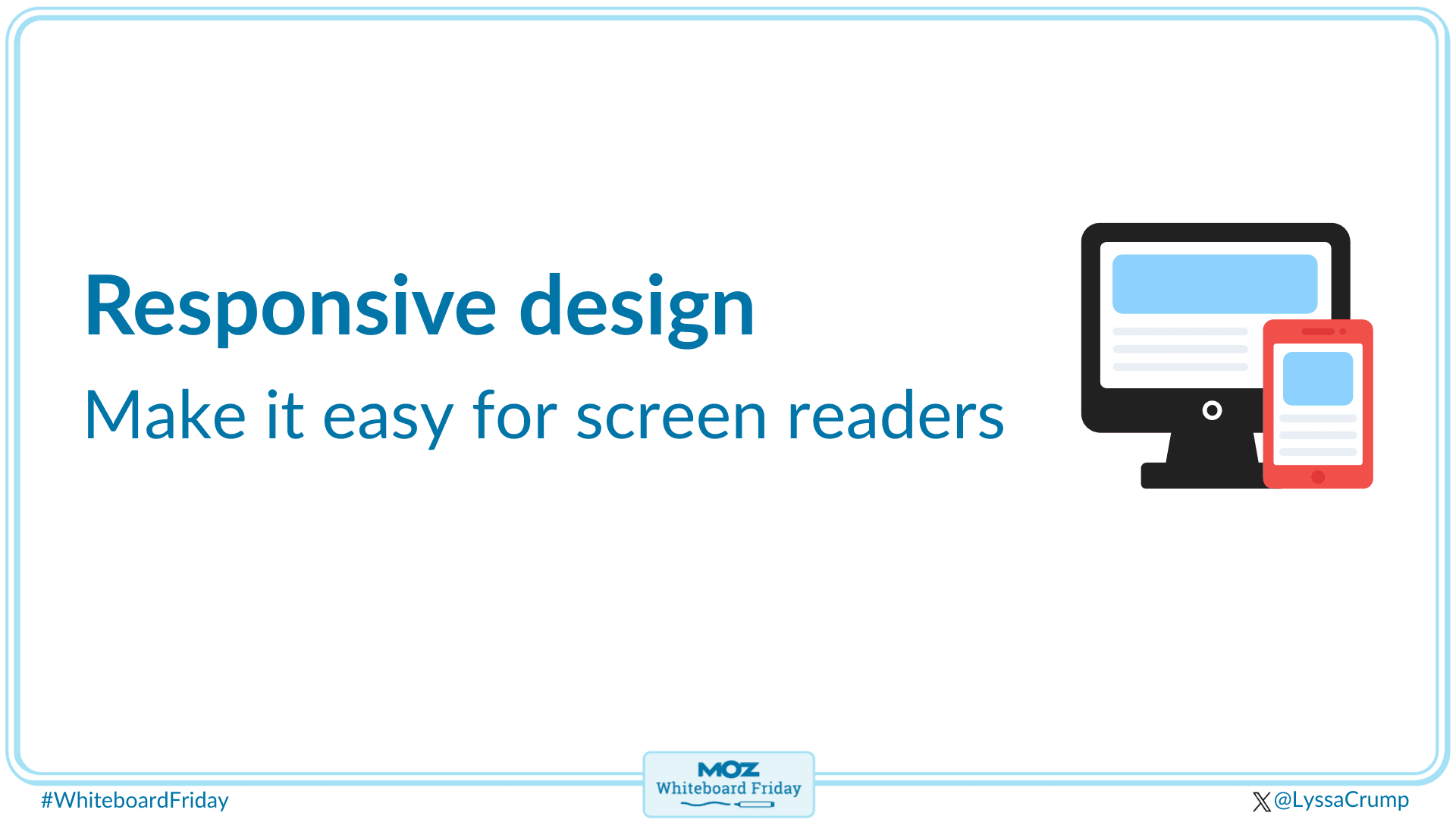 A zoomed-in section of the whiteboard discussing responsive design.