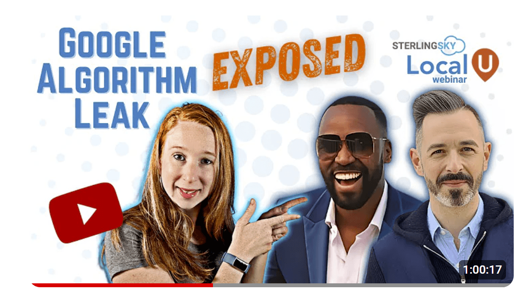 A screenshot of a YouTube video from Sterling Sky