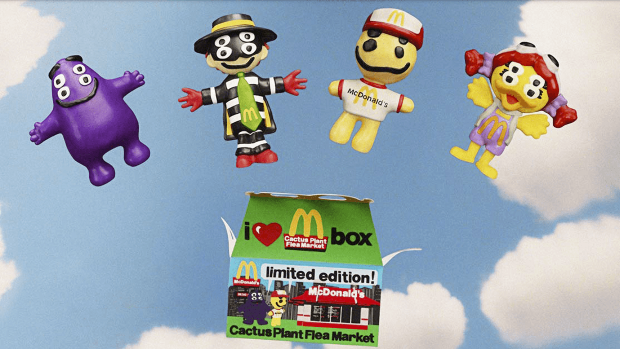 A slide features a nostalgia-based marketing campaign from McDonalds surrounding Happy Meals for adults.