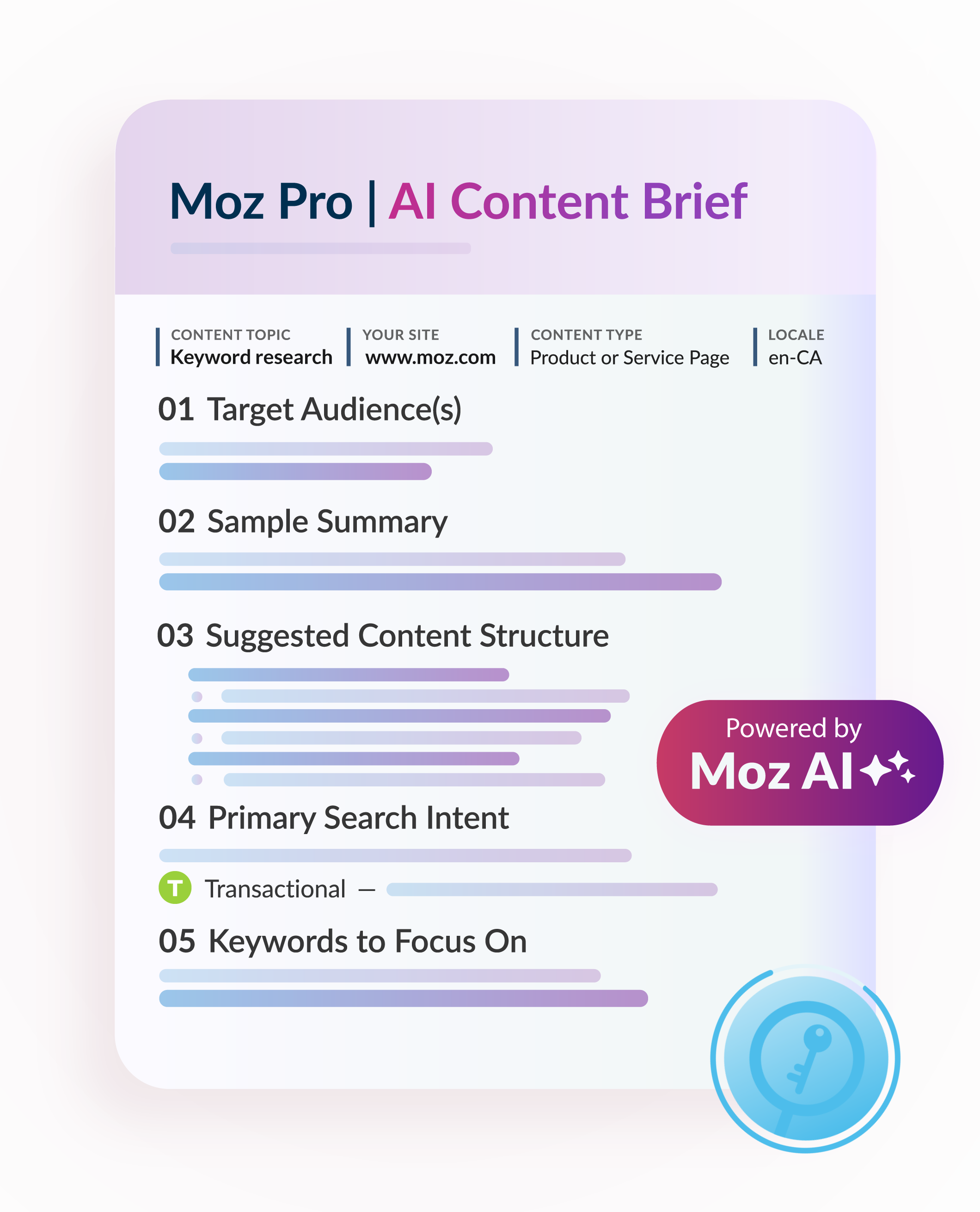 AI Content Brief in app 02
