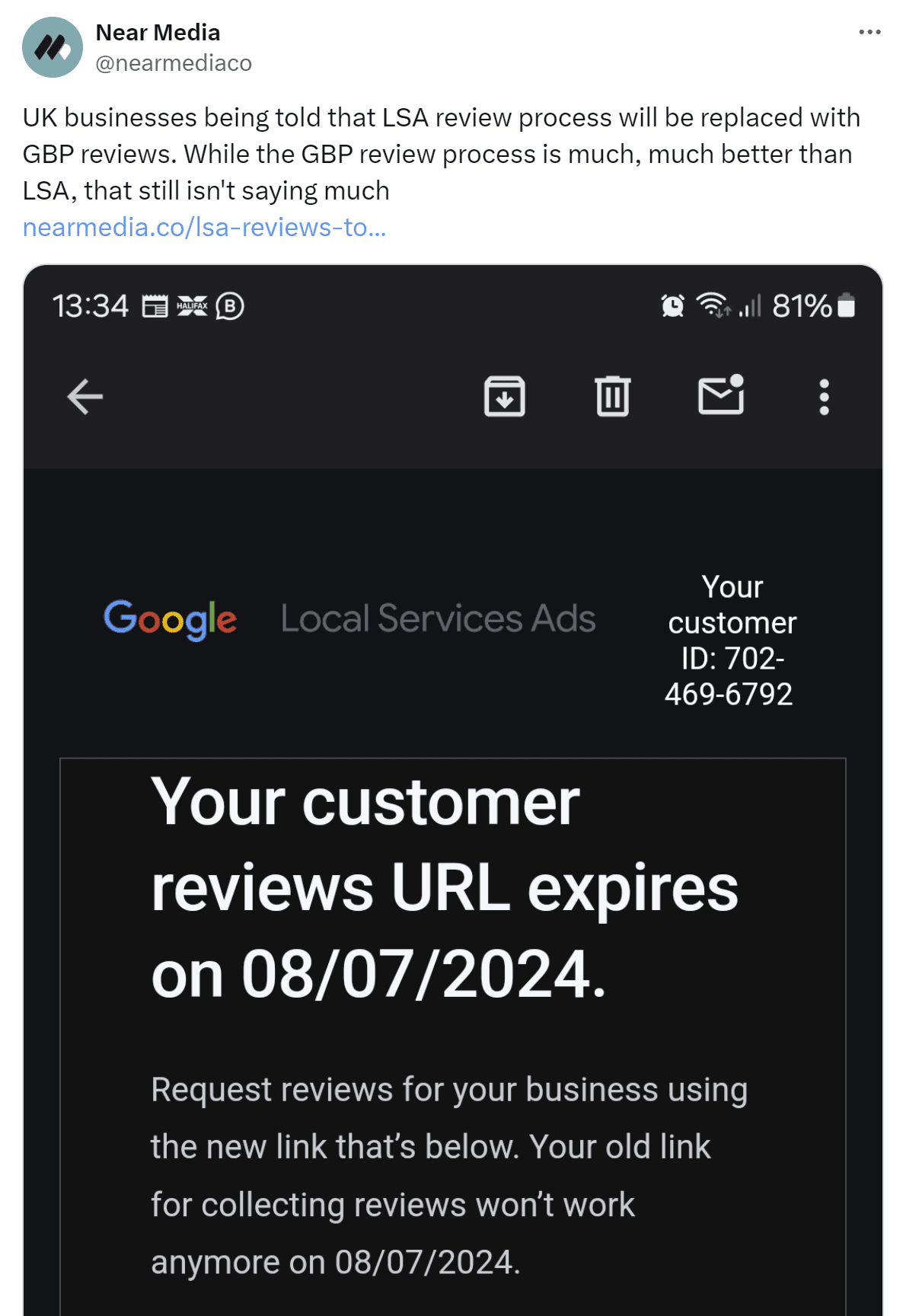 Google announces it will start using Google Business Profile reviews instead of Local Service Ads-based reviews on Local Service Ads