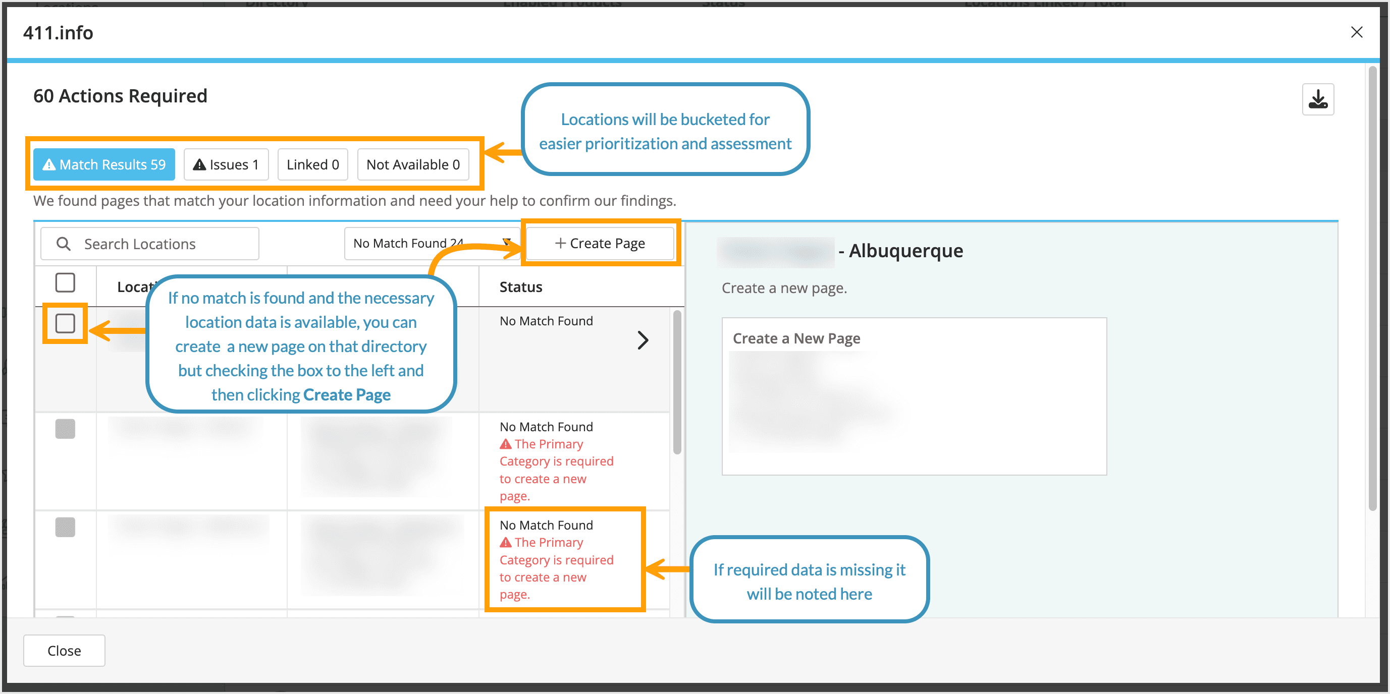 Screenshot of the networks page pop up for connecting.