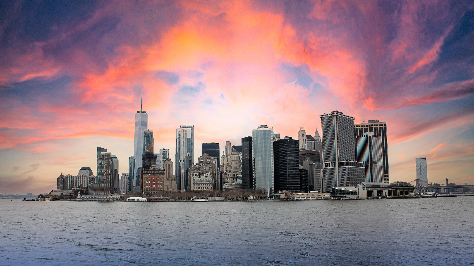 The New York City Skyline.