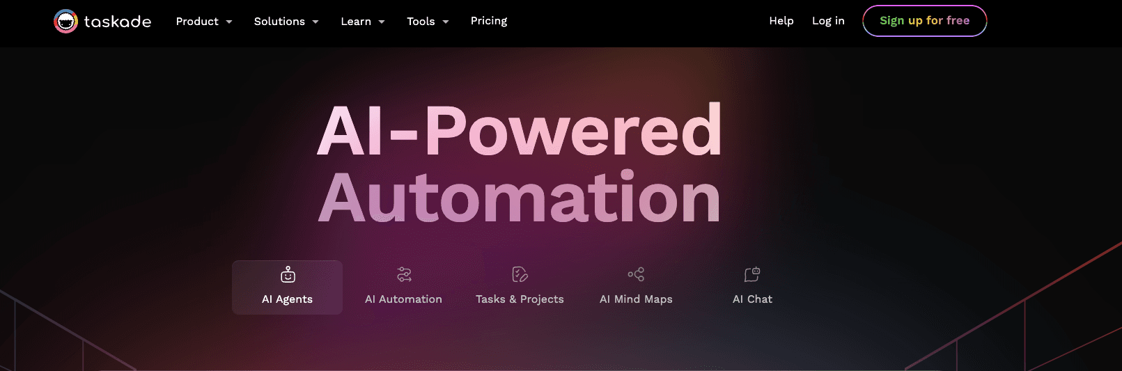 Taskade is an AI automation tool for productivity