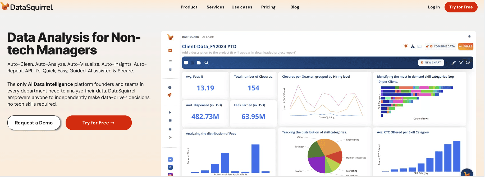automate data analysis with DataSquirrel